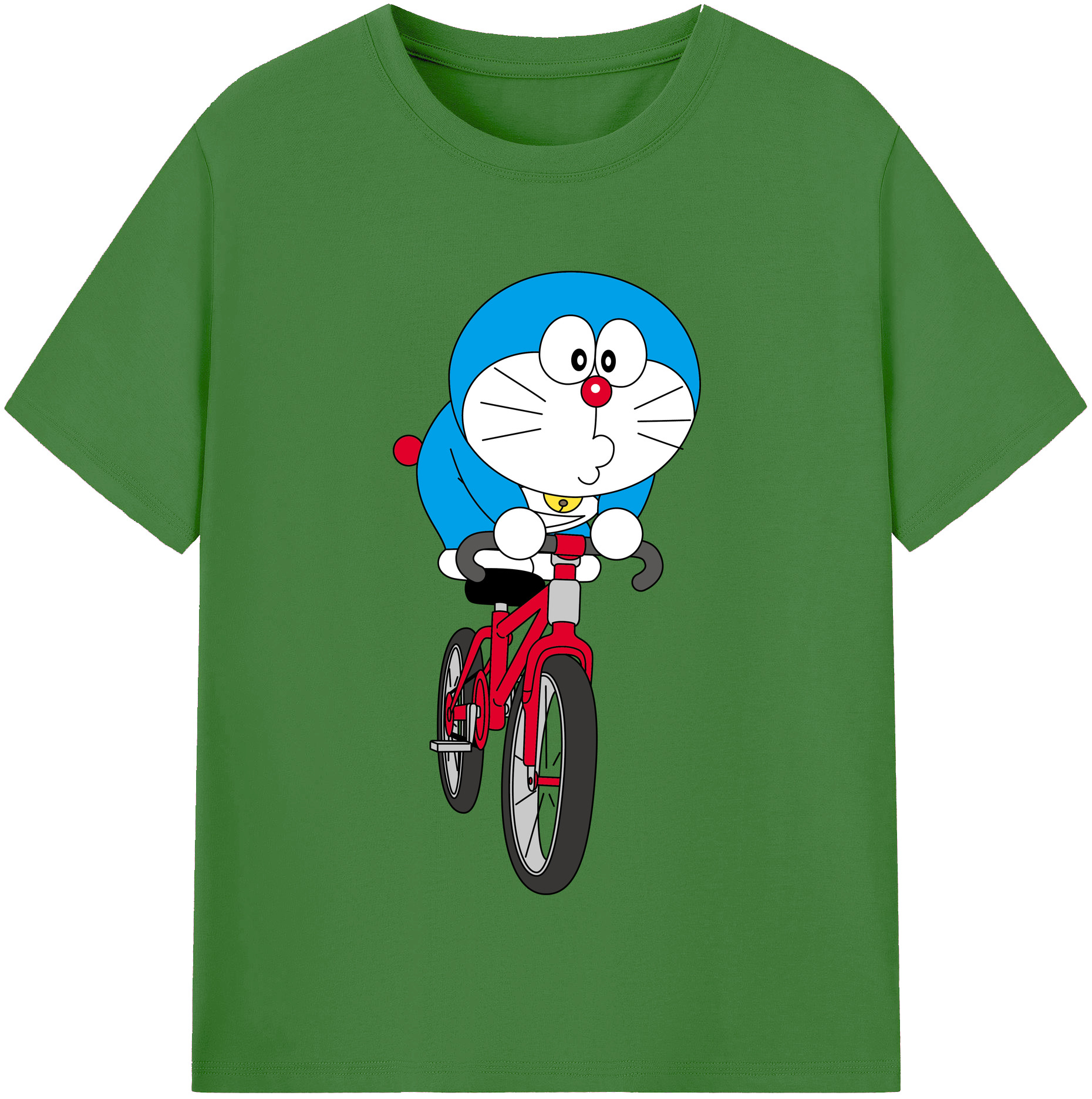 （画像用） ドラえもん Doraemon レディースカジュアルプリントTシャツ（綿100％）
